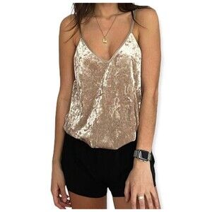 Zara Velvet Tank Top